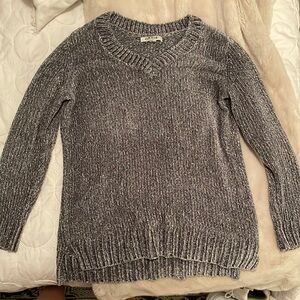 Oversized Cozy Grey Sweater
